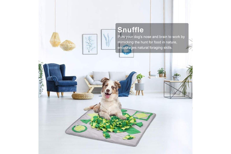 Durable Anti Slip Slow Eat Dog Snuffle Puzzle Mat For Large Medium Small Dogs