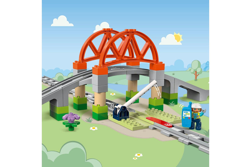 LEGO DUPLO: Train Bridge and Tracks Expansion Set - (10426)