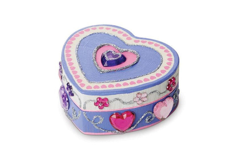 Melissa & Doug: Decorate Your Own - Heart Box