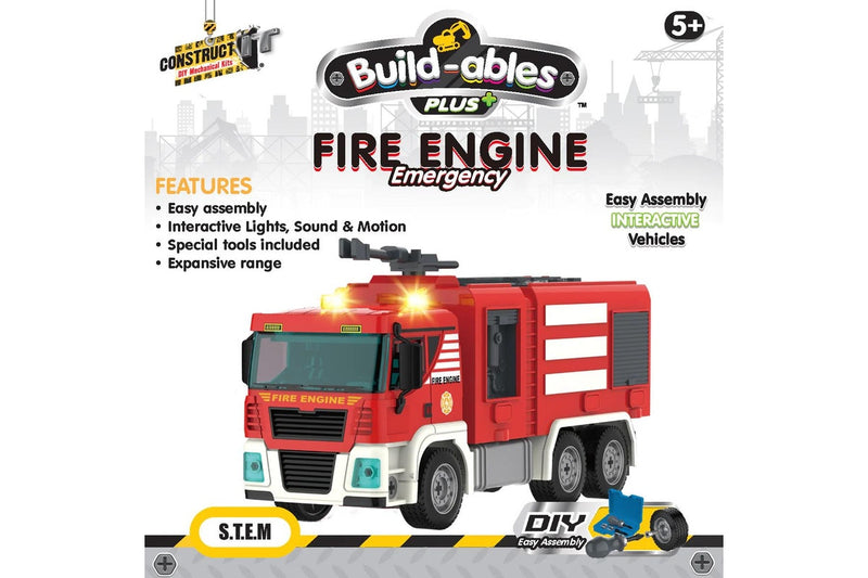 Build-ables: Plus - Fire Engine Emergency - Vehicle Playset