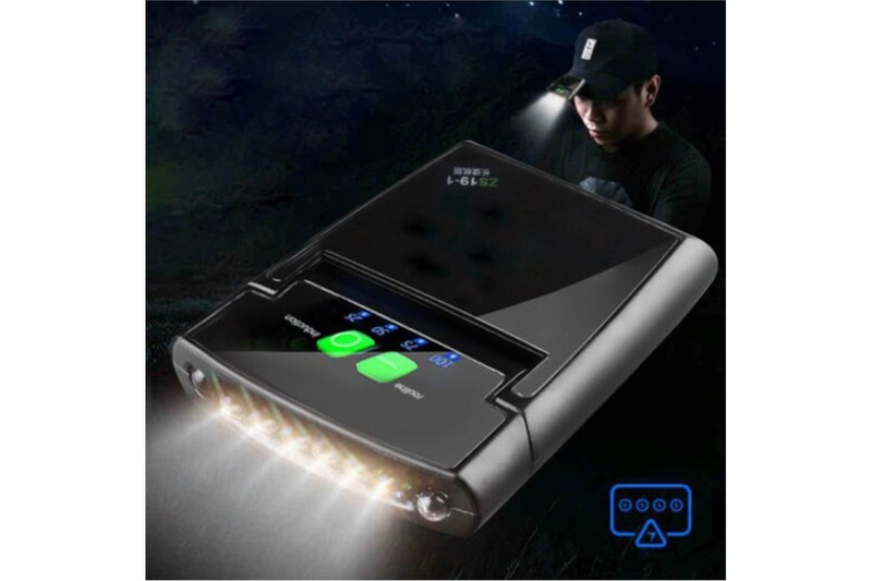 Usb Charging Induction Cap Light Waterproof Headlight Night Bule - Standard