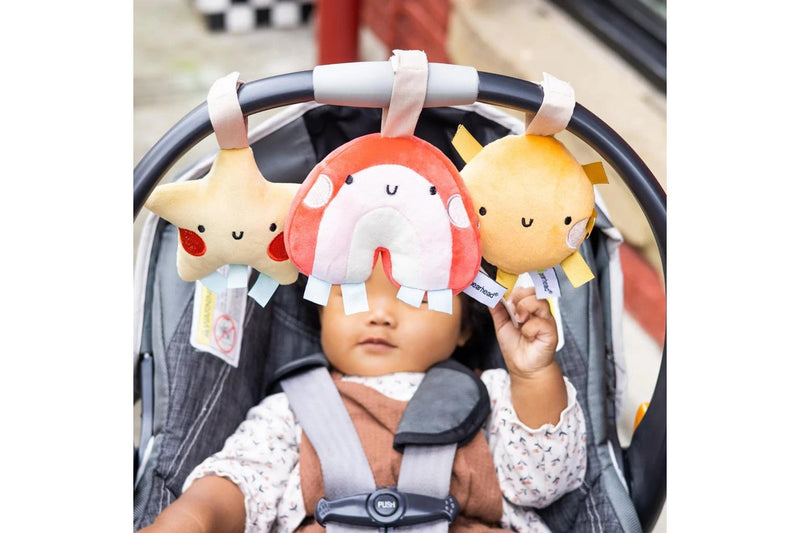 Pearhead: Stroller Toy Set of 3 - Rainbow