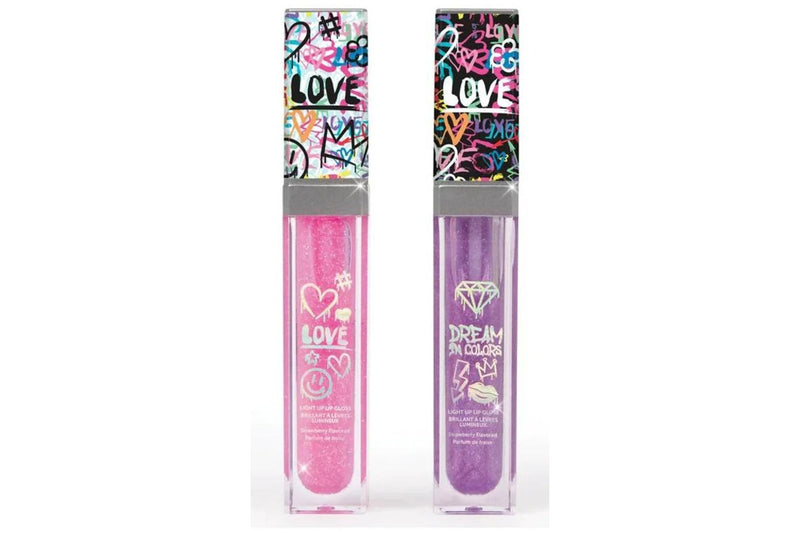 3C4G: Graffitti Light Up Lip Gloss - 2-Pack