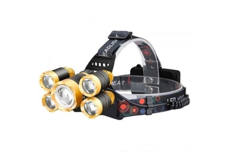 Zoomablerechargeable Led T6 Headlamp White - Standard