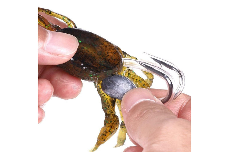 3 Piece Submerged Crab Hook For Ice Fishing 10cm 30g