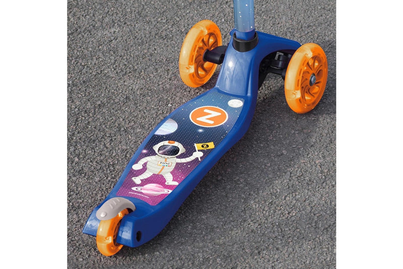 Zinc: T-Motion Explorer 3 Wheel Scooter - Spaceman