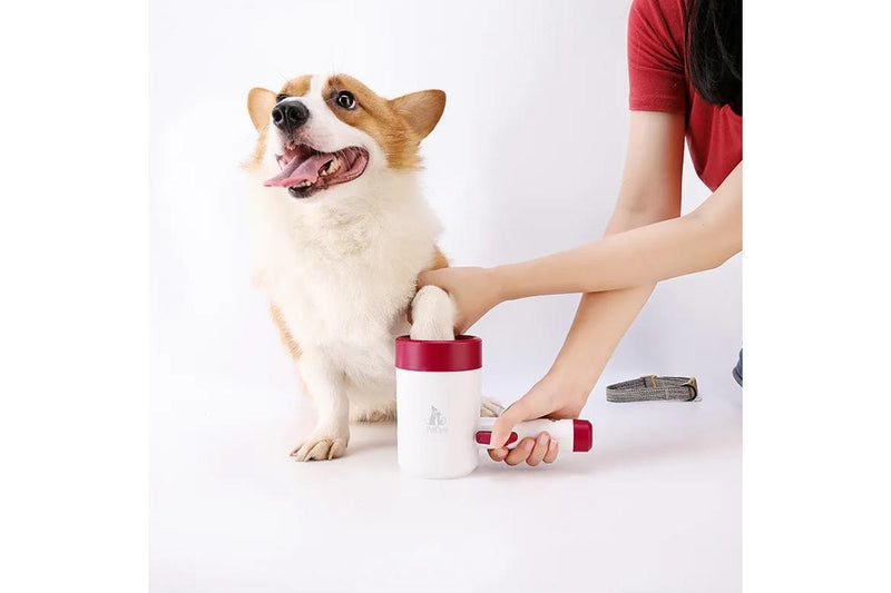 PETSWOL Pet Paw Cleaner Foot Cup - Purple