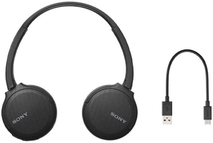 Sony WH-CH510 Wireless On-Ear Headphones, Black (WHCH510/B) (International Version)
