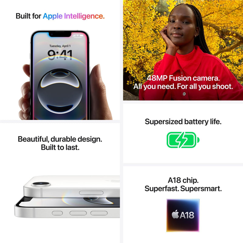 Apple iPhone 16e 256GB (White)