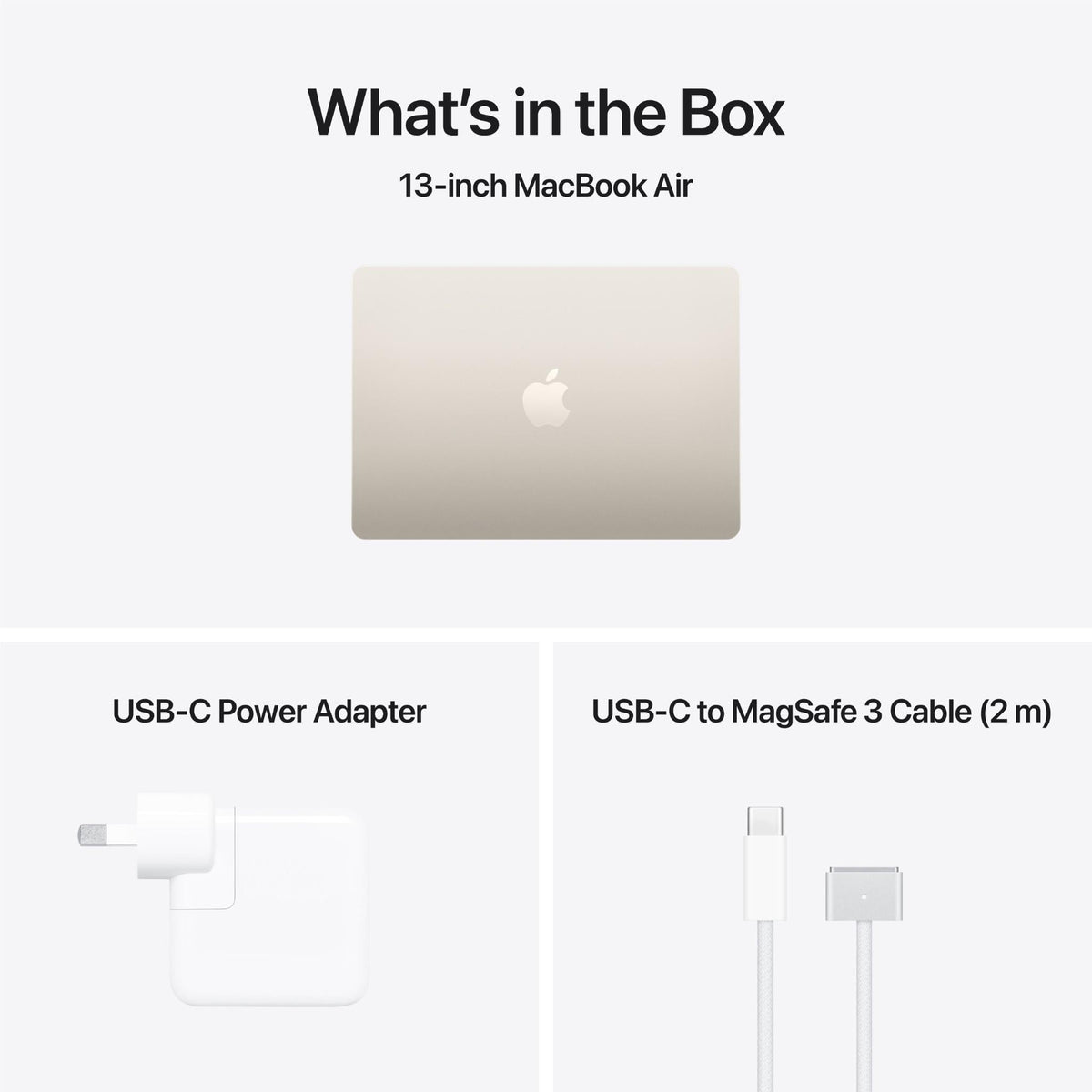 Apple MacBook Air 13-inch with M5 Chip, 512GB/16GB (Starlight)