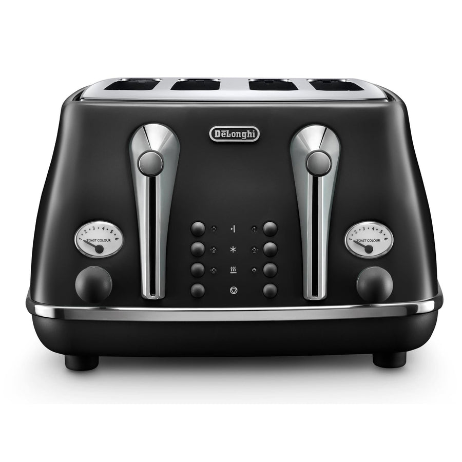 Delonghi Icona Capitals 4 Slice Toaster Yellow