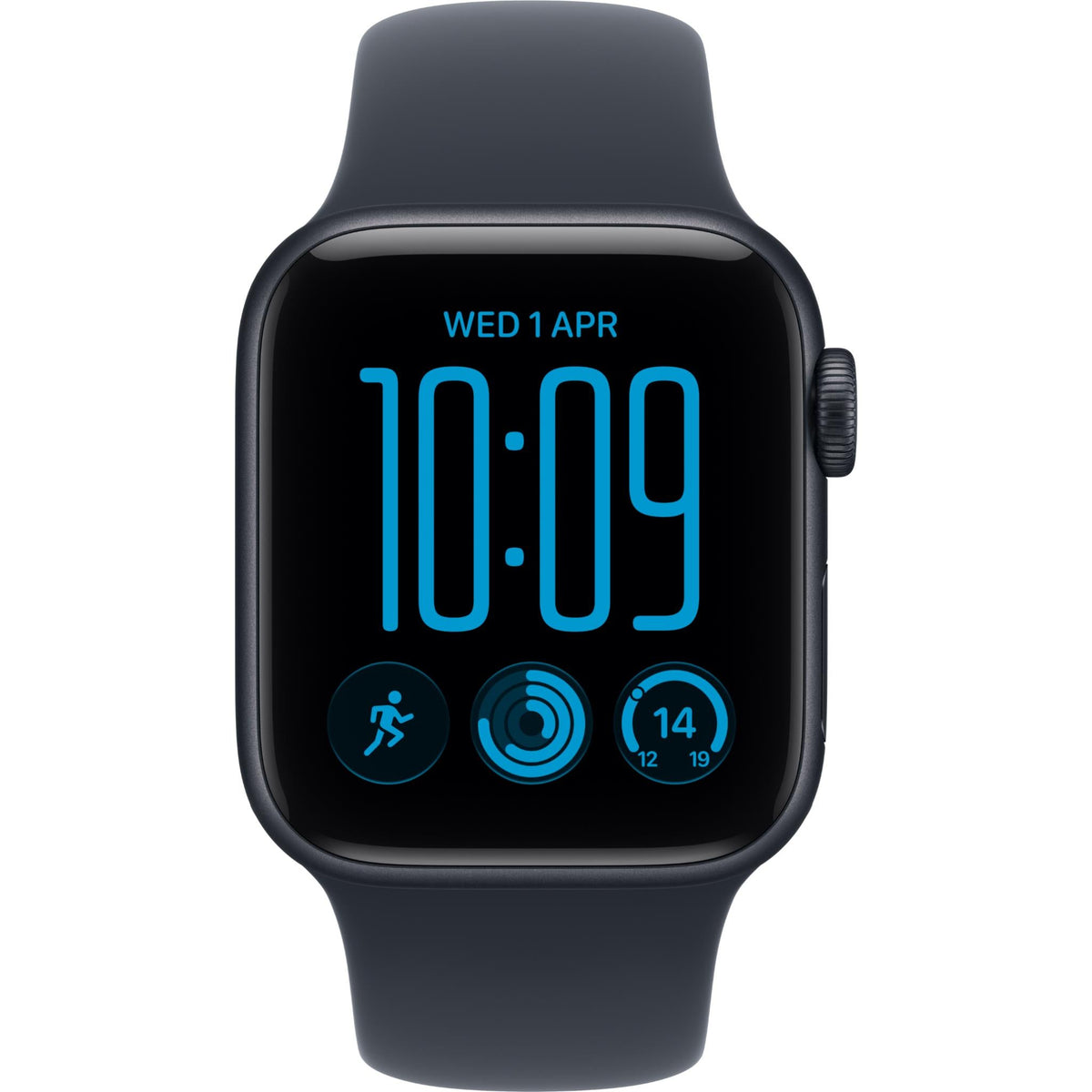 Apple Watch SE 3 GPS + Cellular 40mm (Midnight Aluminium Case with Navy Blue Sport Band - S/M)