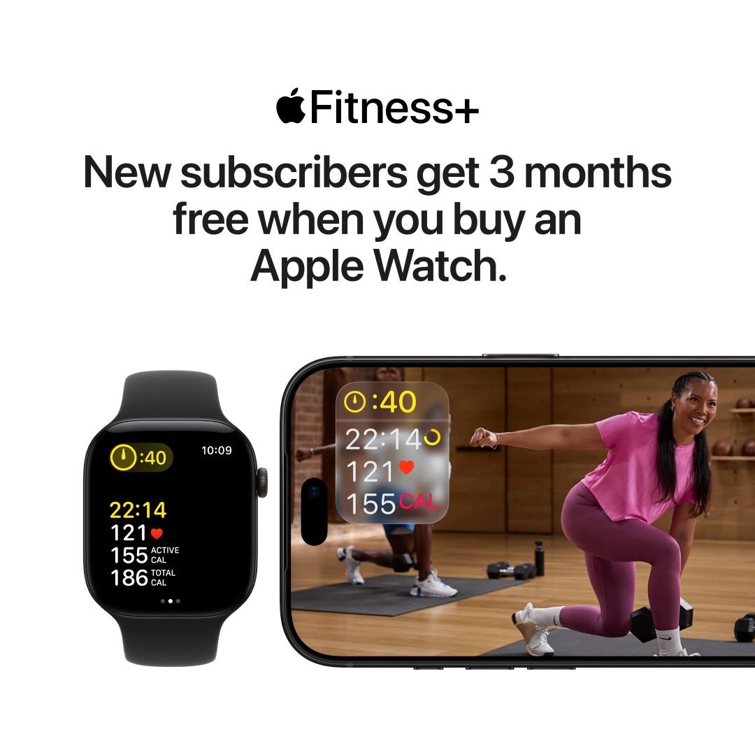 Apple Watch SE 3 GPS + Cellular 40mm (Midnight Aluminium Case with Navy Blue Sport Band - S/M)