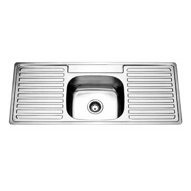 Picassi Perta100D Stainless Steel Single Sink Double Drainer