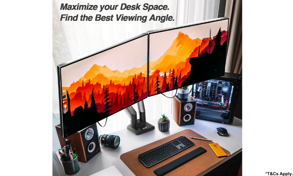 AVLT Dual Monitor Arm 13" - 43" Monitor Stand