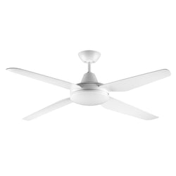 Arlec 130cm White 4 Blade Grid Connect Madrid ABS Smart Ceiling Fan with Light