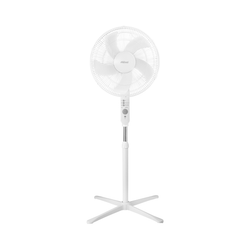 Mistral 40cm White Pedestal Fan With Remote