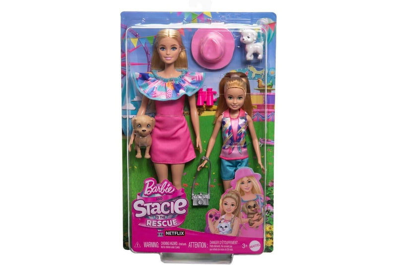 Barbie: Stacie with Dogs 2 Doll Set