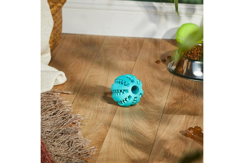 Pet Treat Dispenser Ball - Blue (7cm)