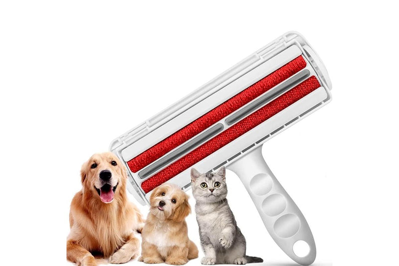 Reusable Pet Hair Remover Roller (Red)