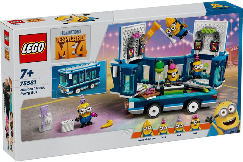 LEGO Despicable Me 4: Minions' Music Party Bus - (75581)