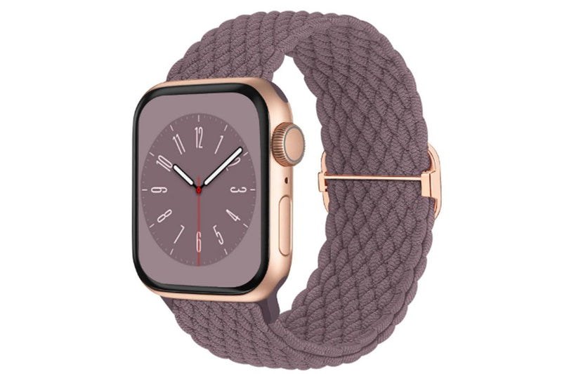 Adjustable Braided Loop Nylon Strap Compatible with Apple Watch Style 4