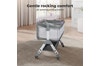 PlayPals Baby Cot Crib Bed Portable Bassinet Bedside Sleeper Adjustable Height