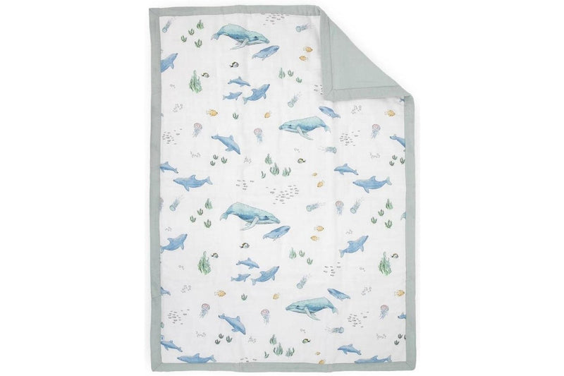 Little Unicorn: Toddler Bedding Set - Whales