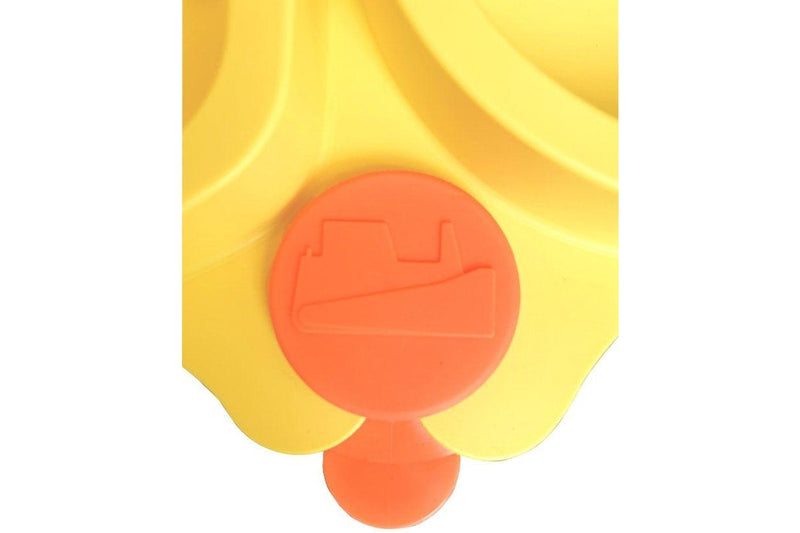 Constructive Baby: Truck Suction Plate and Cutlery - Yellow