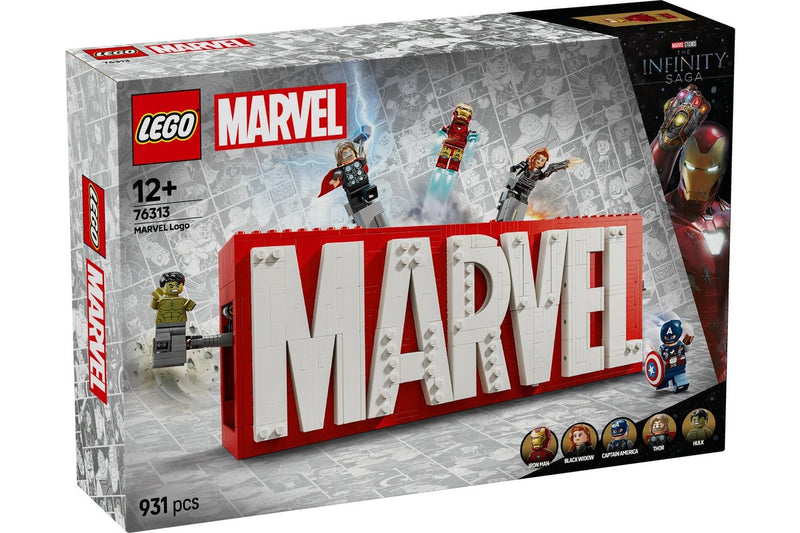 LEGO Marvel: MARVEL Logo & Minifigures - (76313)