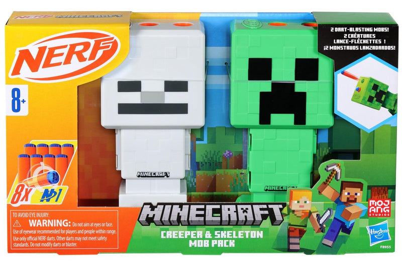 Nerf: Minecraft - Creeper & Skeleton Mob Pack