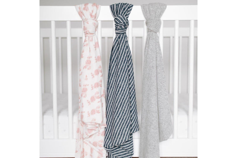 Aden + Anais: Snuggle Knit Blanket - Heather Grey