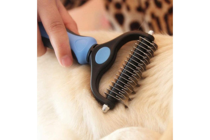 Wide Double Sided - Pet Grooming Brush