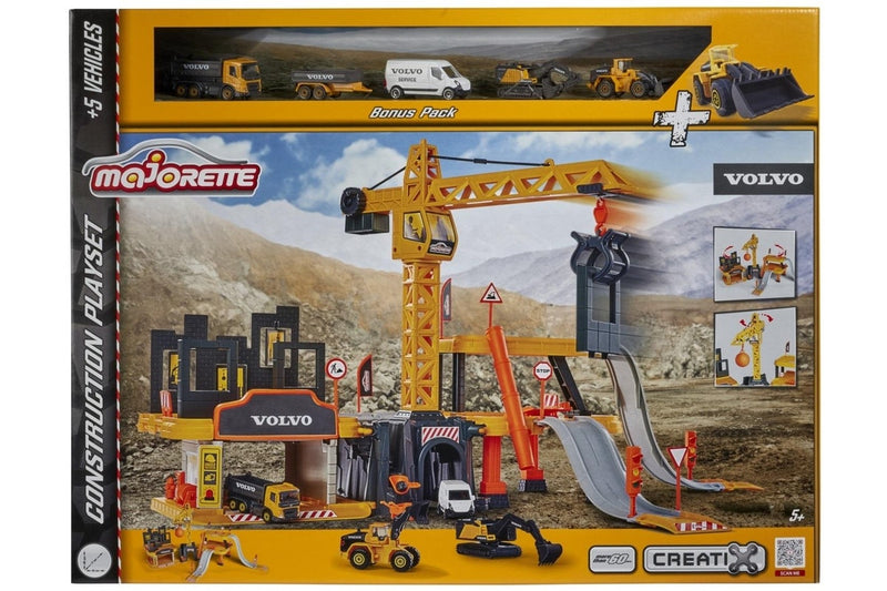 Majorette: Volvo Construction Playset