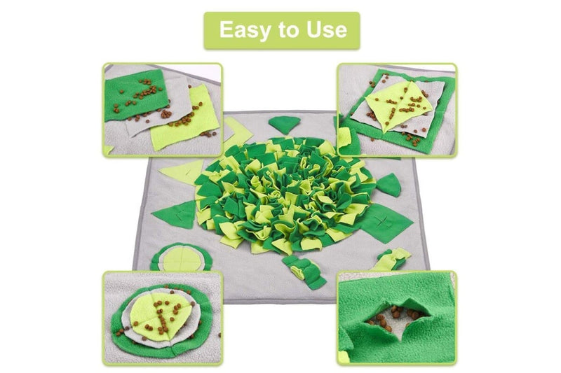 Durable Anti Slip Slow Eat Dog Snuffle Puzzle Mat For Large Medium Small Dogs