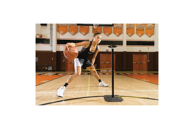 SKLZ 36" Dribble Adjustable Basketball Training Coaching Stick Arm Stand BLK