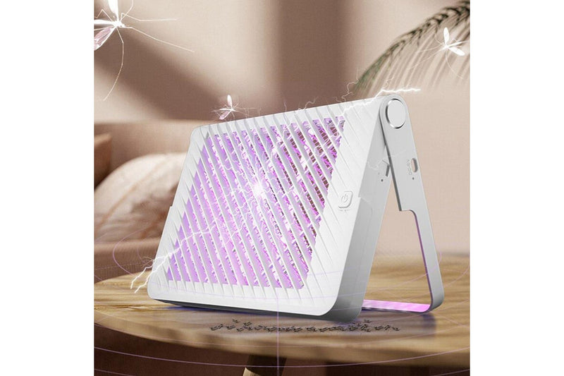 Vibe Geeks Usb Rechargeable Uv Electric Shock Mosquito Zapper Lamp