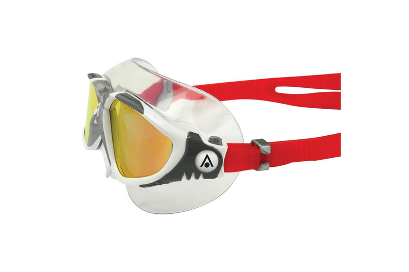 Aquasphere Unisex Adult Vista Mirrored Swimming Goggles (White/Silver/Red) (One Size)