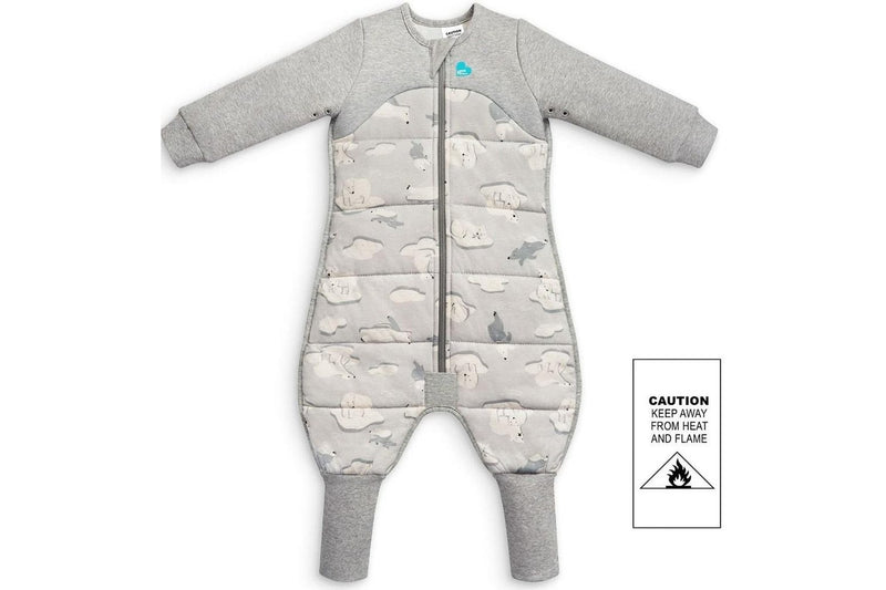 Love to Dream: Sleep Suit Extra Warm 3.5 Tog - South Pole Grey (Size 2)