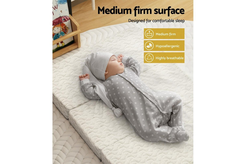 Giselle Foldable Mattress Baby Portacot Gel Foam Mattresses