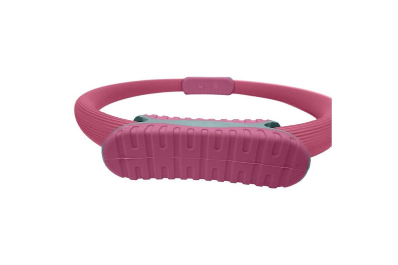 Powertrain Pilates Ring Band Yoga Home Workout Exercise Band- Pink