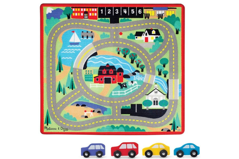 Melissa & Doug: Round the Town - Road Rug