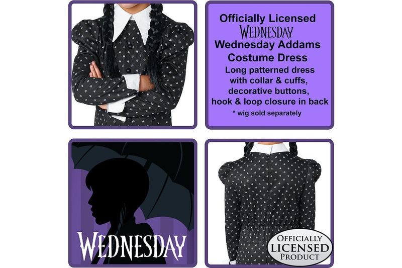 Wednesday (2023): Wednesday - Deluxe Costume (Size: 5-7)