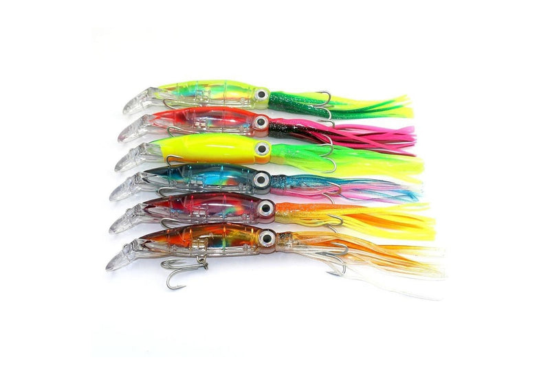 14cm Octopus Shaped Artificial Fishing Lures With Hooks