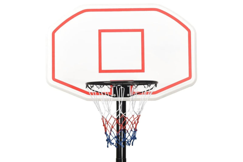 Basketball Stand White 258-363 Cm Polyethene Ktlan