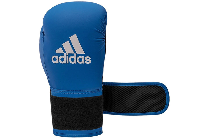 Adidas Hybrid 25 Boxing Gloves - Blue / White - 12oz