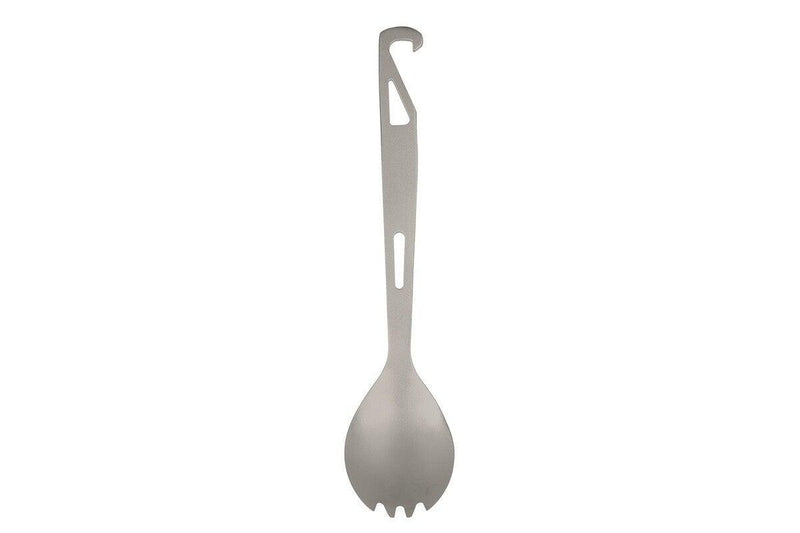 Lixada Titanium Spork With Bottle Opener Lightweight Outdoor Dinner Spoon Fork Travel Camping Backpacking - Standard