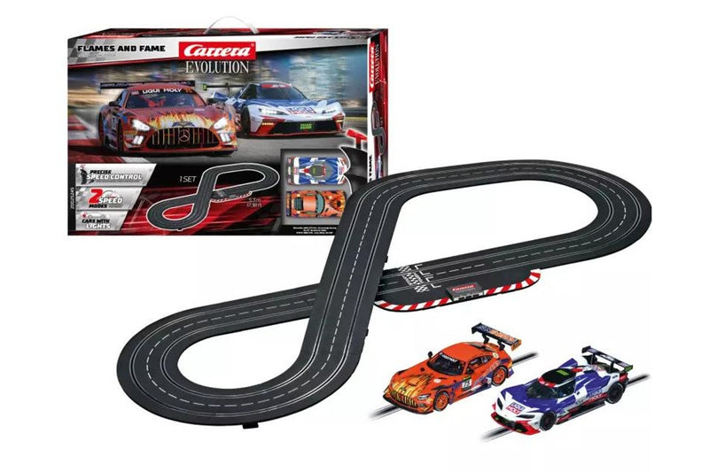 Carrera: Evolution - Slot Car Set (Flames & Fame)