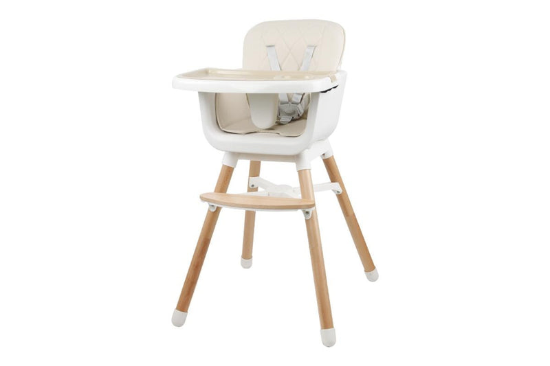 Fraser Country 6-in-1 Wooden Adjustable High Chair - Beige