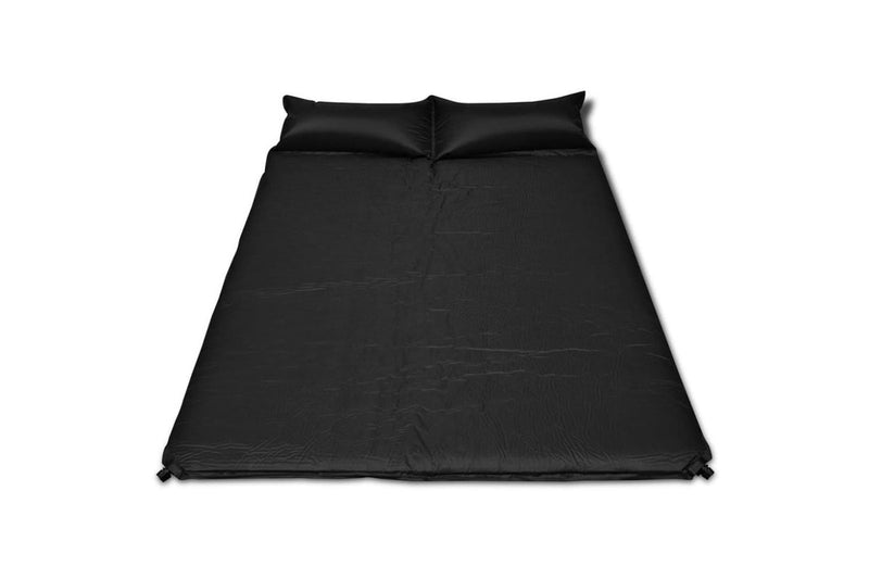 Black Self-inflating Sleeping Mat 190 x 130 x 5 Cm (double) Kblkb